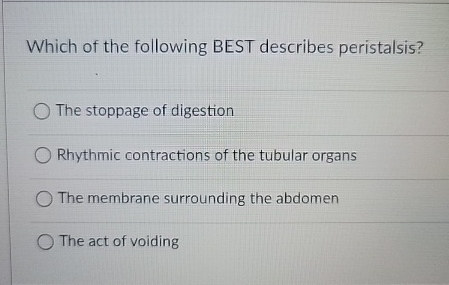 Which of the following BEST describes