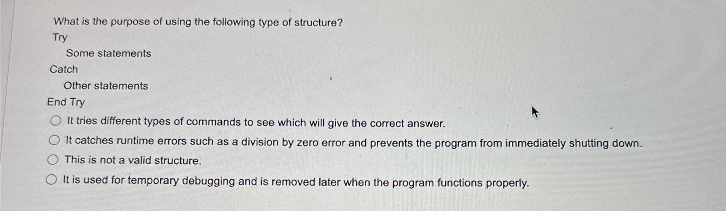 What is the purpose of using the following type