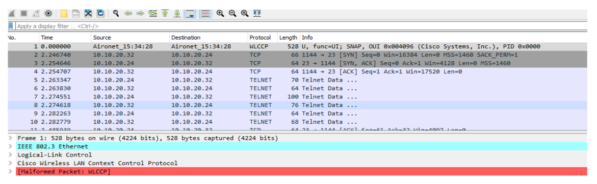 What is the make and model of the Cisco Router?