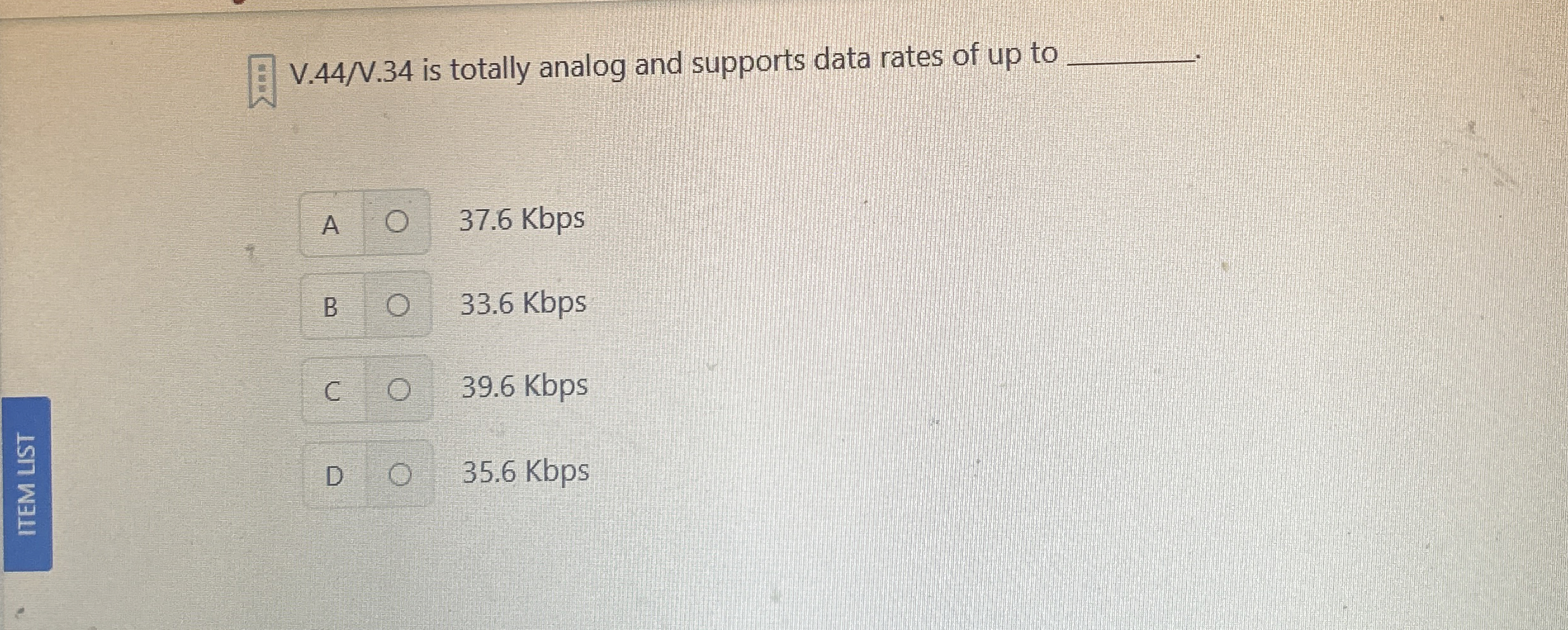 V . 4 4 / V . 3 4 is totally analog and supports