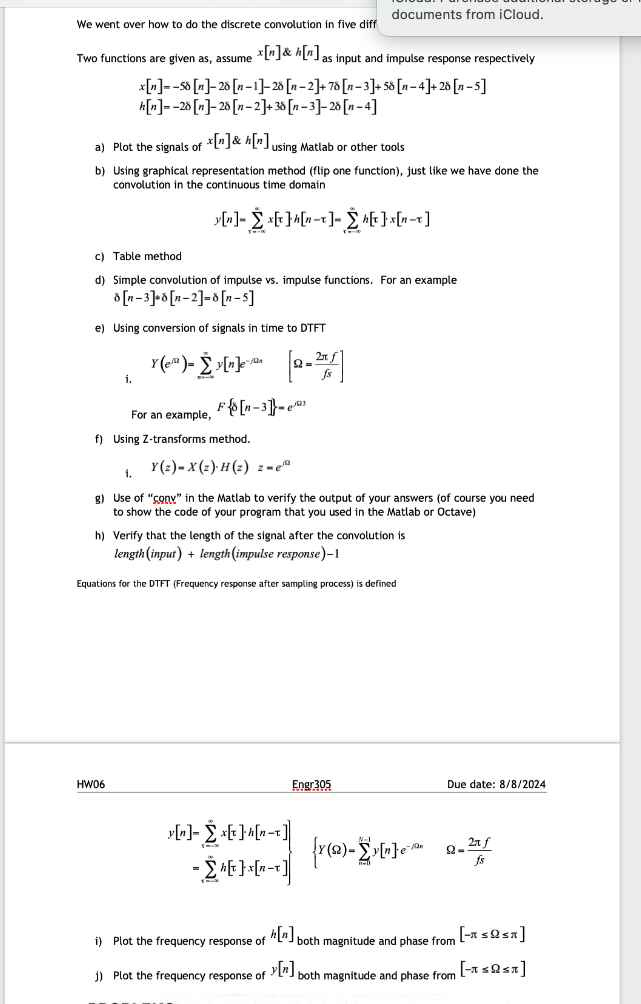 can you answer all the parts and do them using