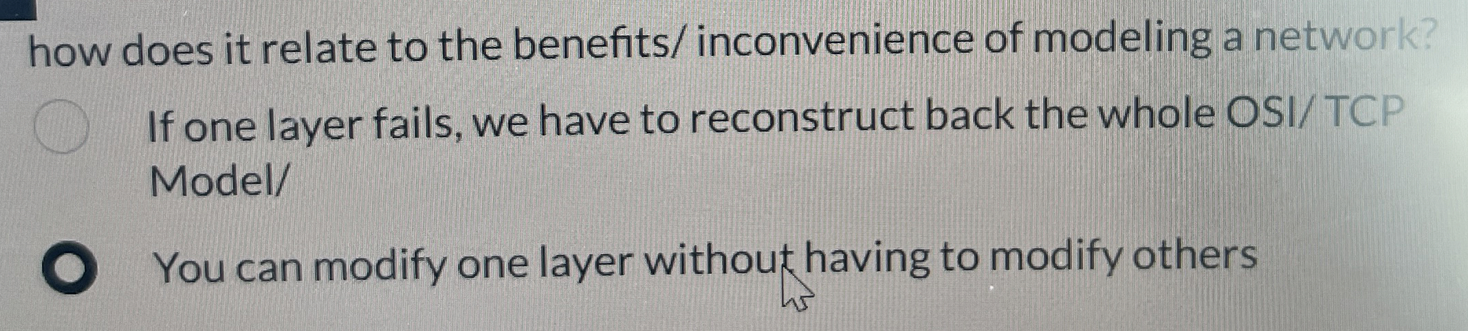 how does it relate to the benefits /