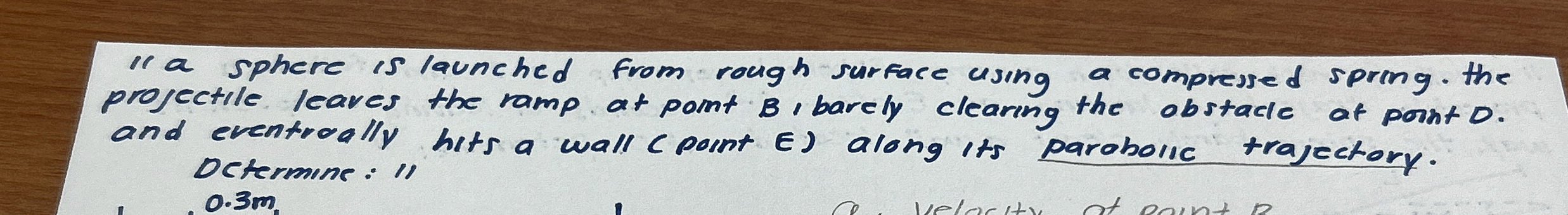 "I a sphere is launched from rough surface using