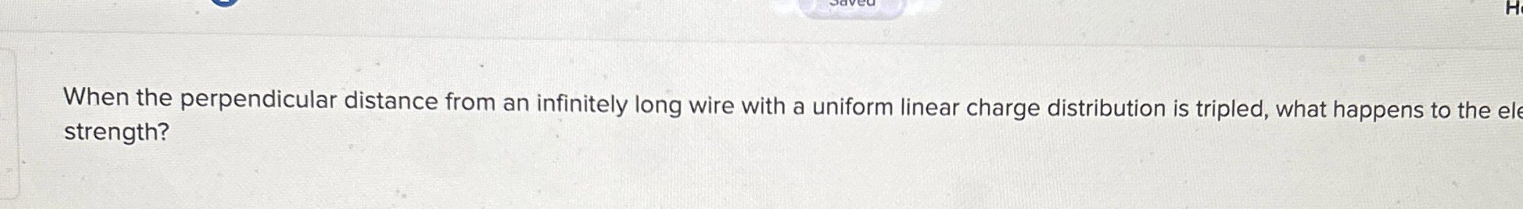 When the perpendicular distance from an