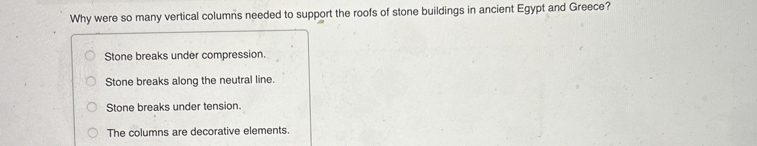 Why were so many vertical columns needed to