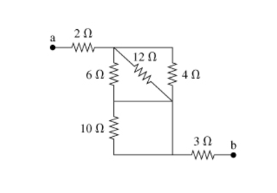 What is the equivalent resistance between points