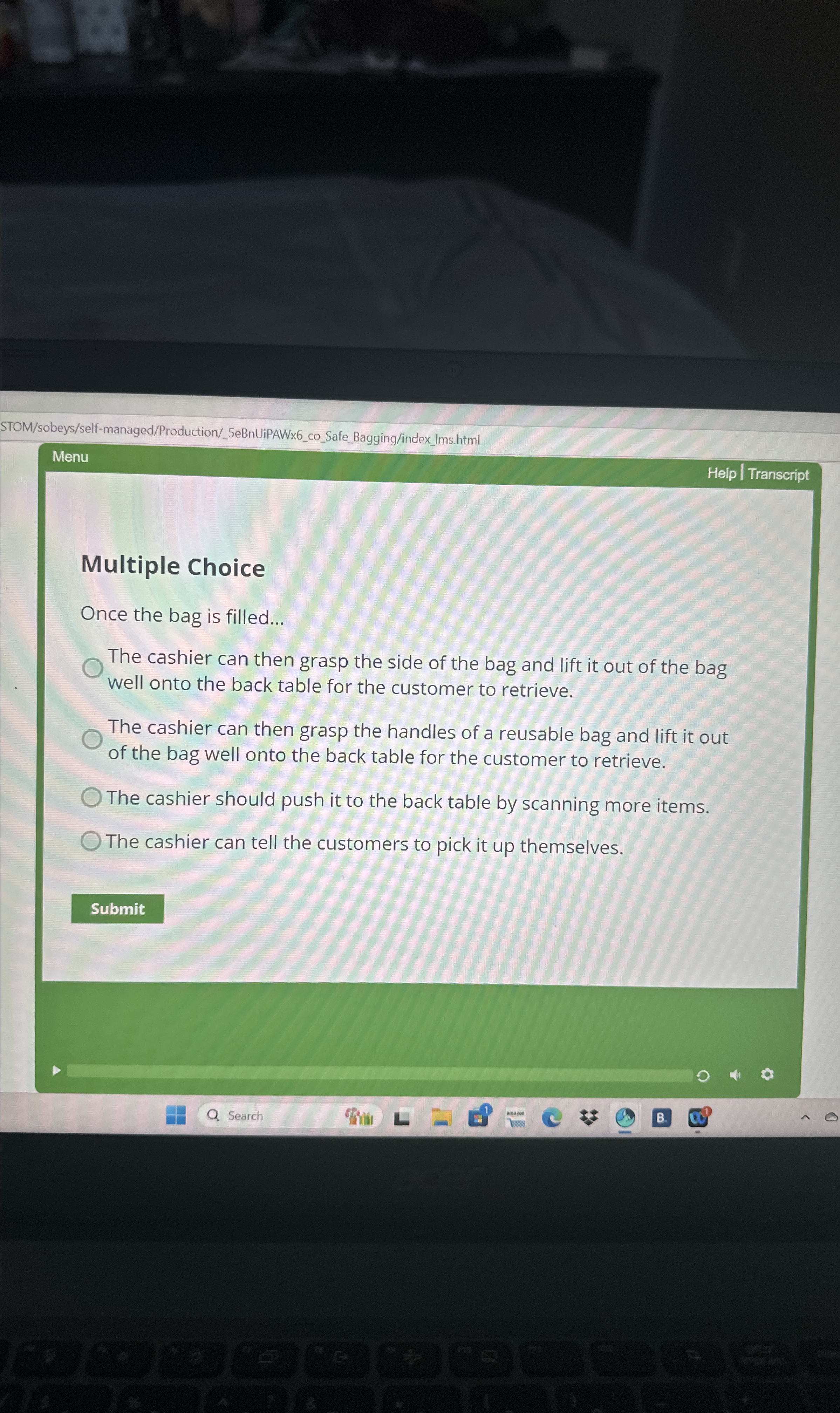 STOM / sobeys / self - managed / Production / _