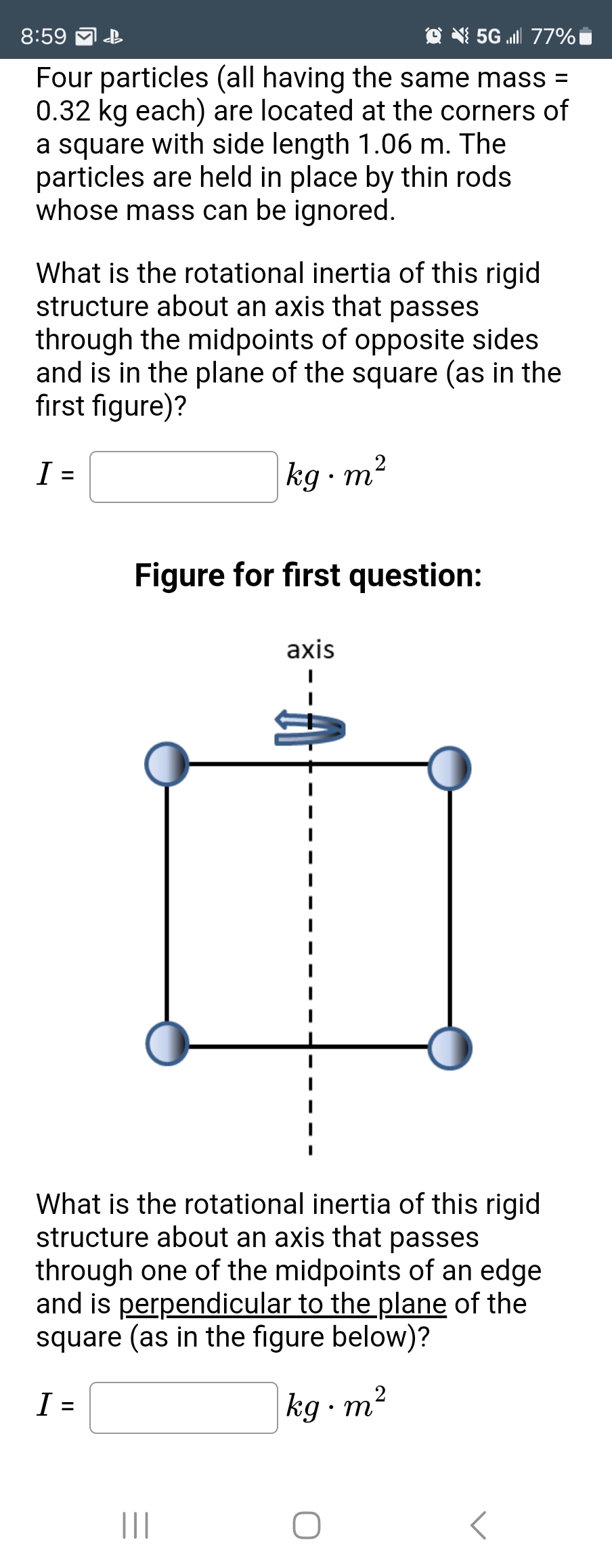 8 : 5 9 AB Four particles ( all having the same