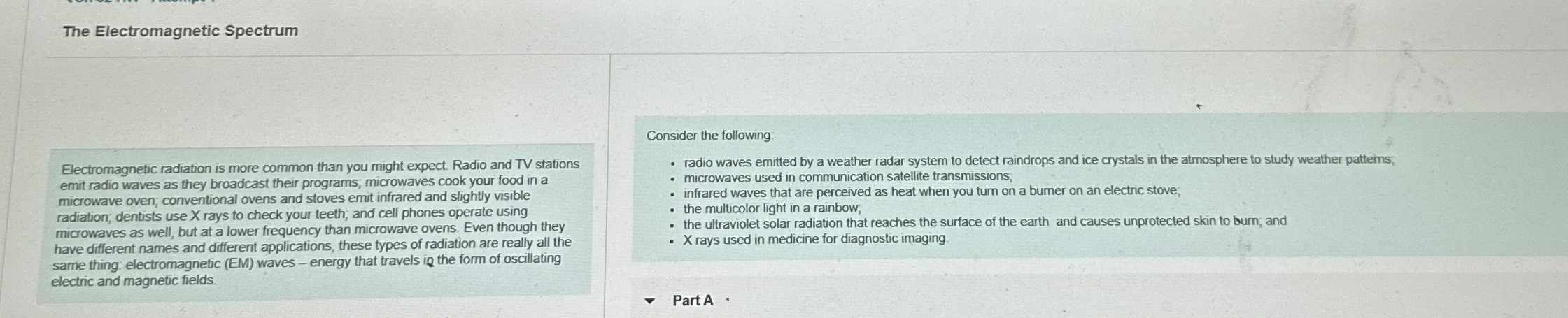 The Electromagnetic Spectrum Electromagnetic