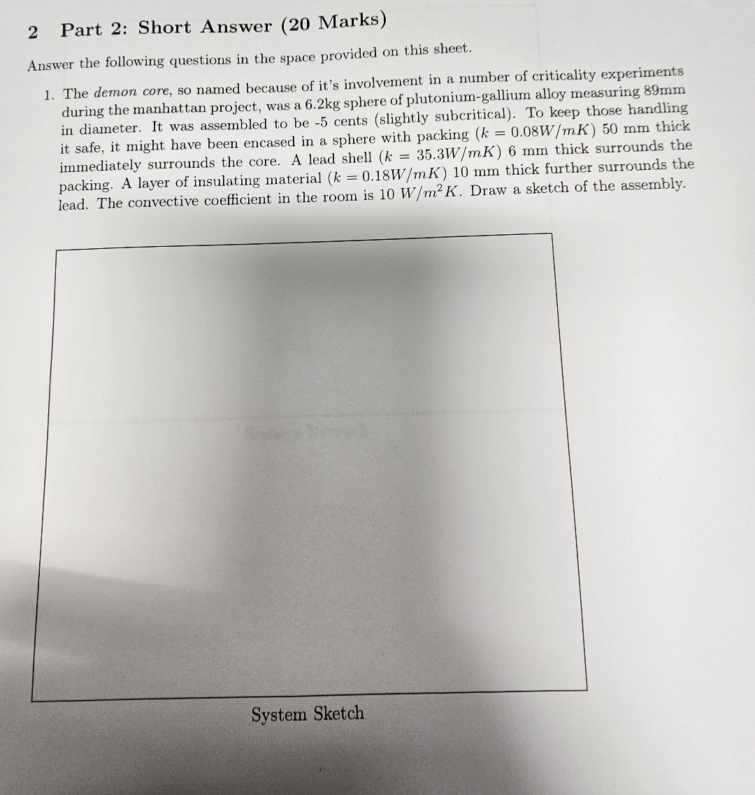 2 Part 2 : Short Answer ( 2 0 Marks ) Answer the