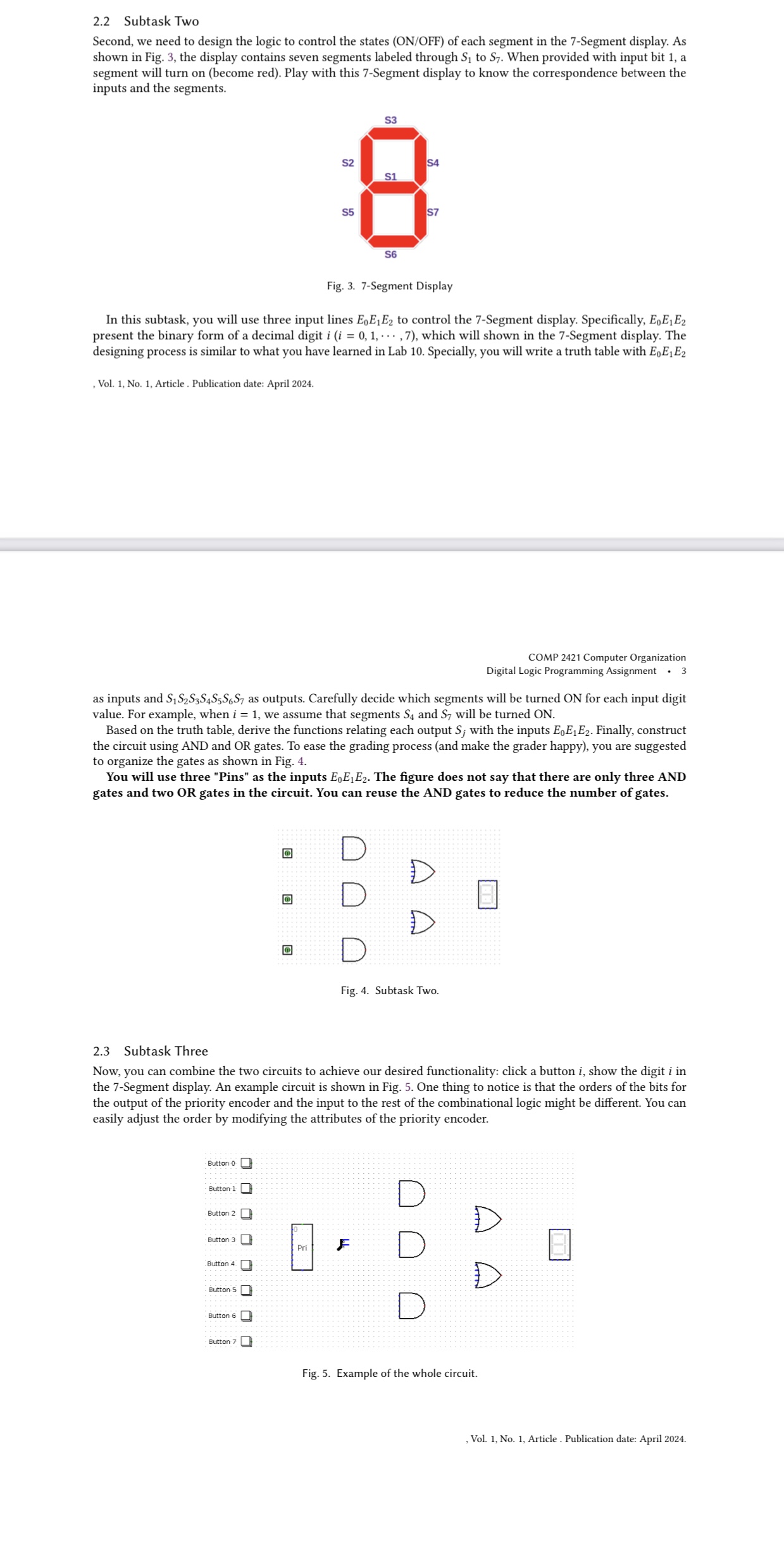 2 . 2 Subtask Two Second, we need to design the