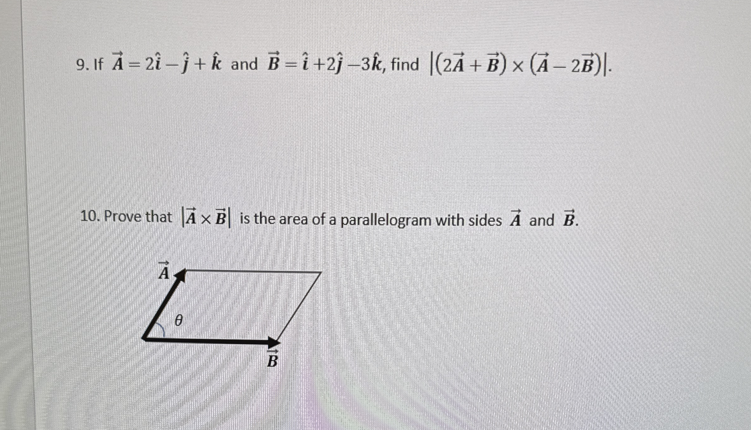 If vec ( A ) = 2 hat ( i ) - hat ( j ) + hat ( k