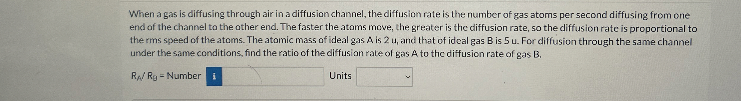 When a gas is diffusing through air in a