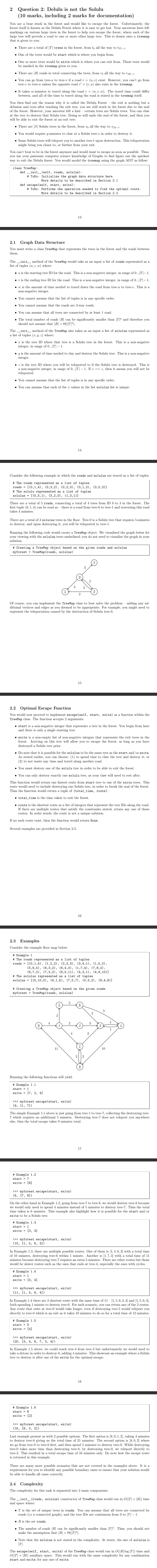 I need help with the code and documentation for