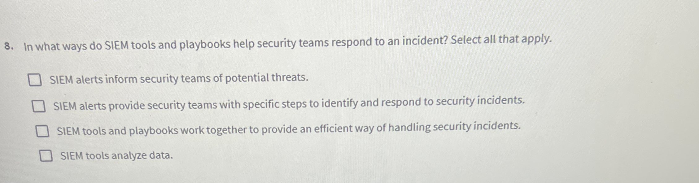 In what ways do SIEM tools and playbooks help