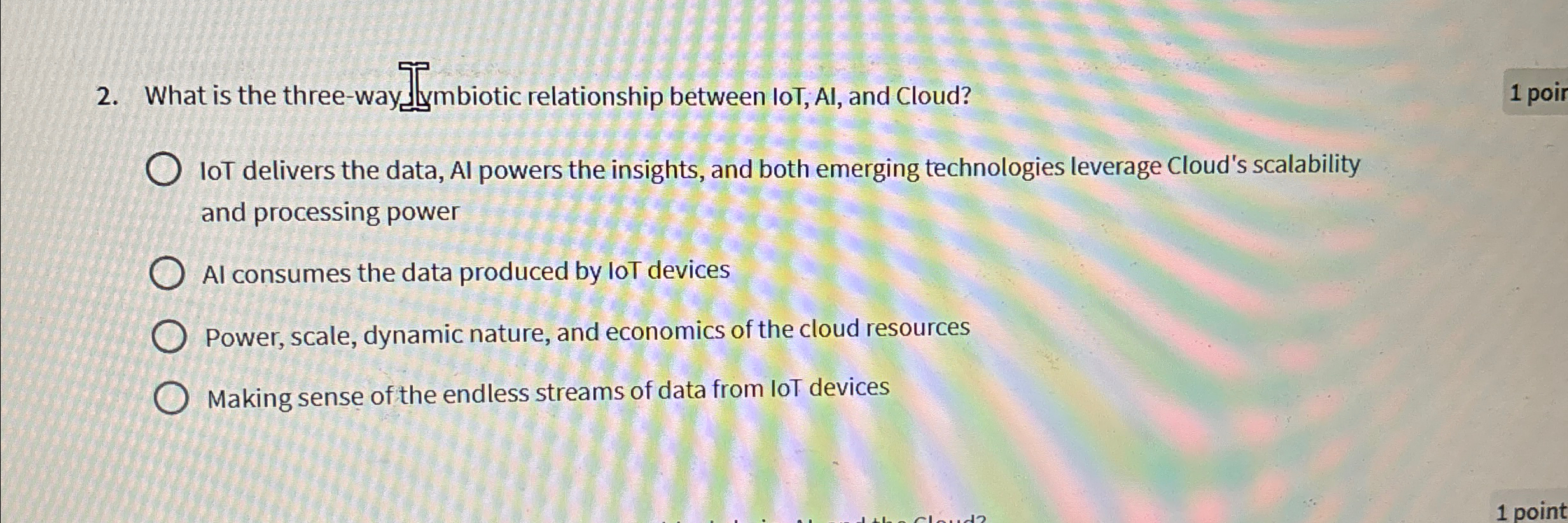 What is the three - way ymbiotic relationship