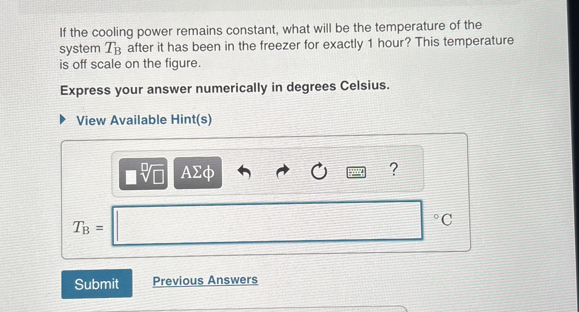 If the cooling power remains constant, what will