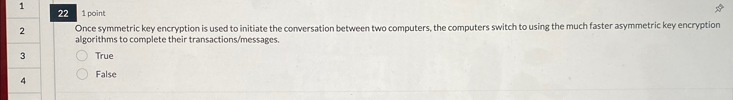 1 2 2 1 point 2 Once symmetric key encryption is