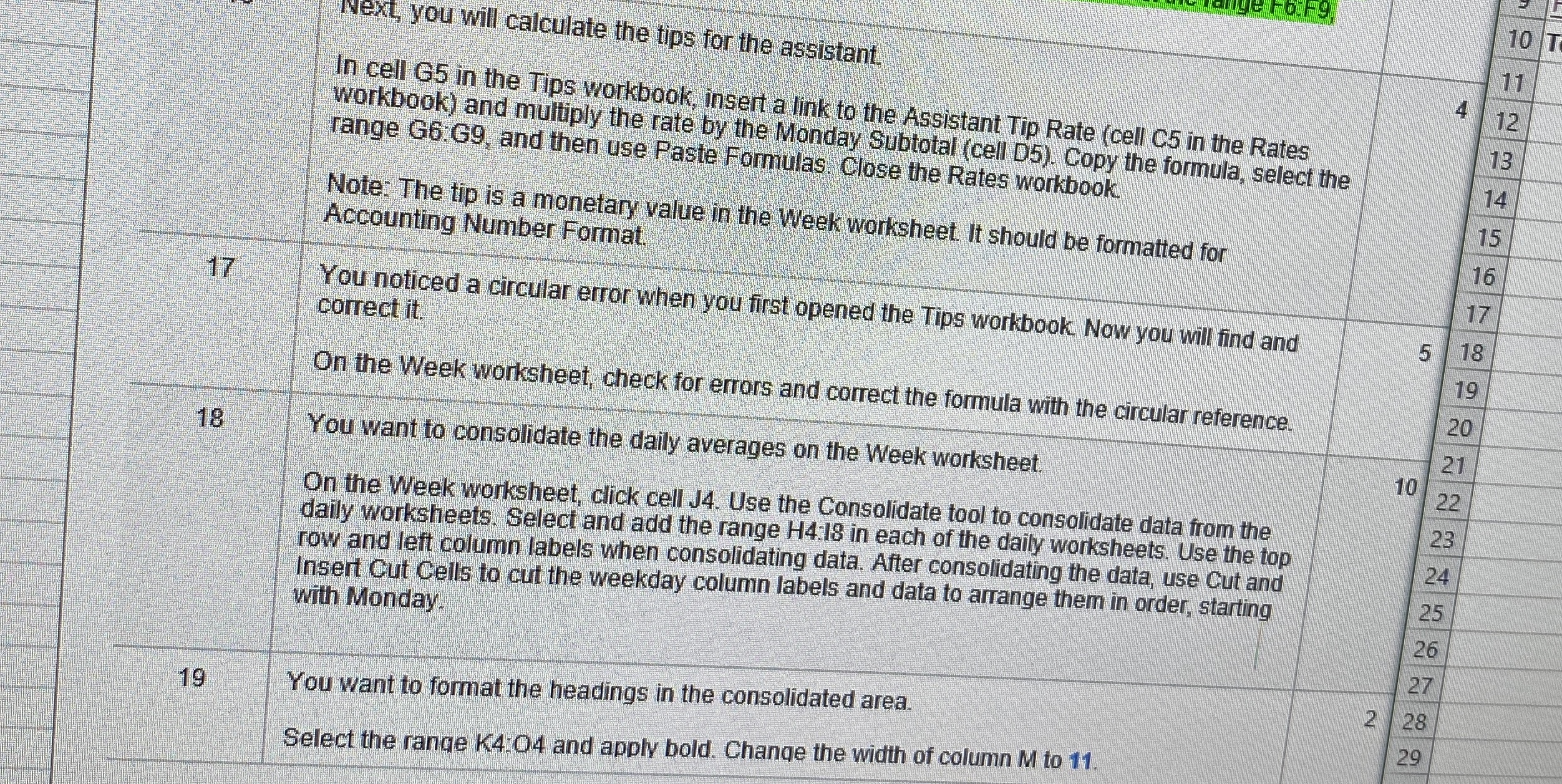 Next, you will calculate the tips for the as