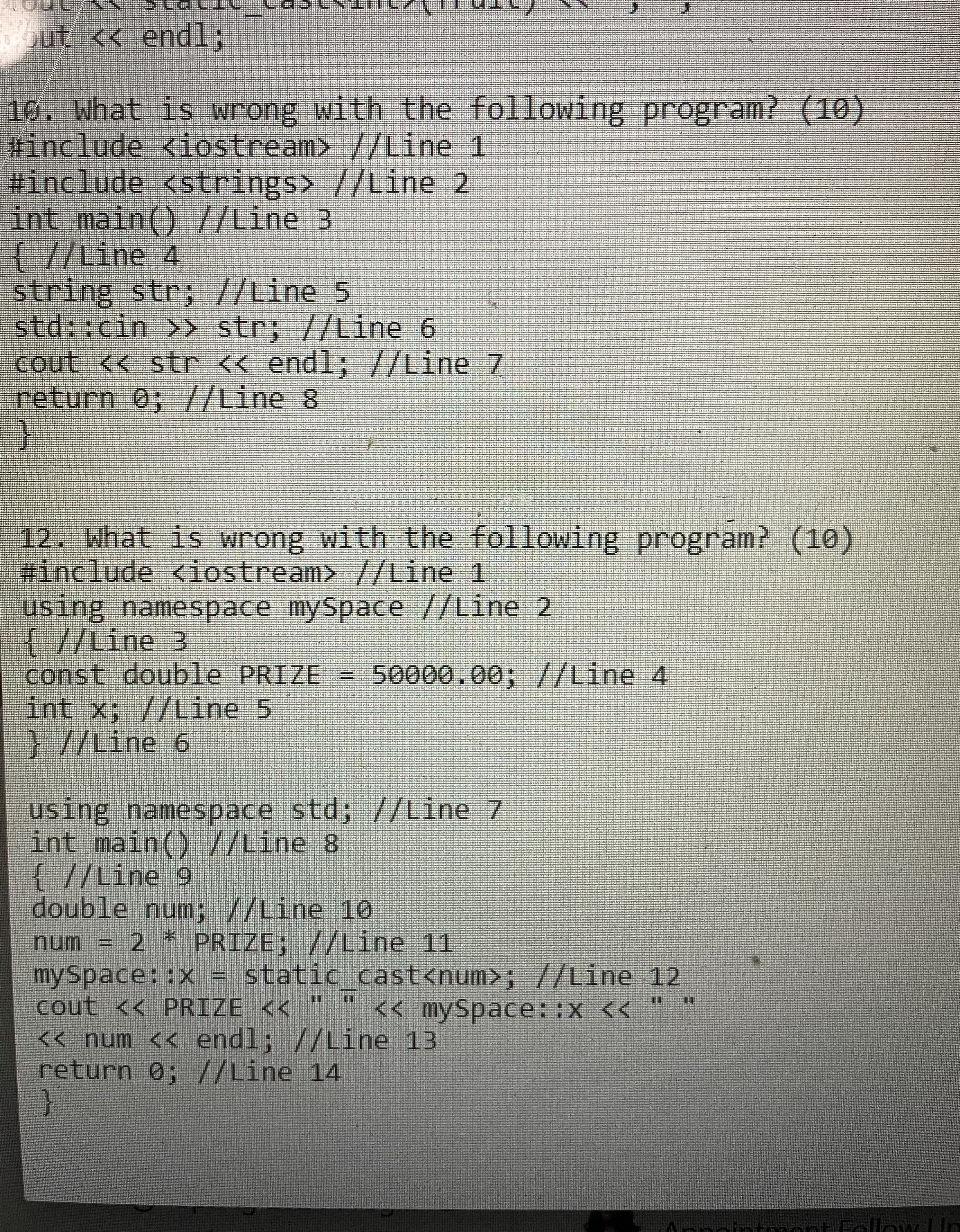 Need help with 1 0 and 1 2