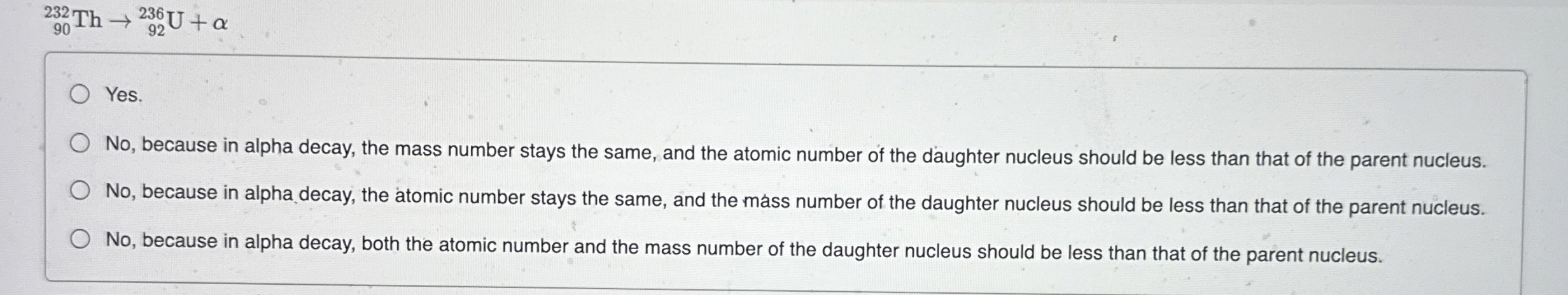 ? 9 0 2 3 2 T h ? 9 2 2 3 6 U + Yes. No , because