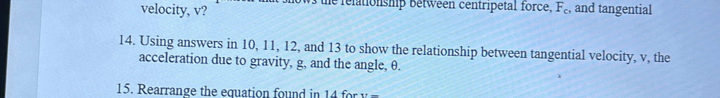 Using answers in 1 0 , 1 1 , 1 2 , and 1 3 to