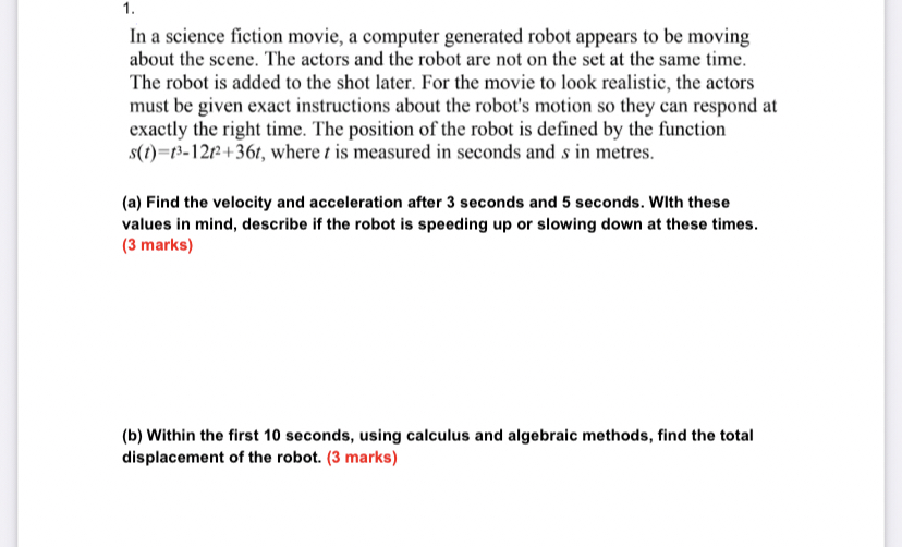 In a science fiction movie, a computer generated