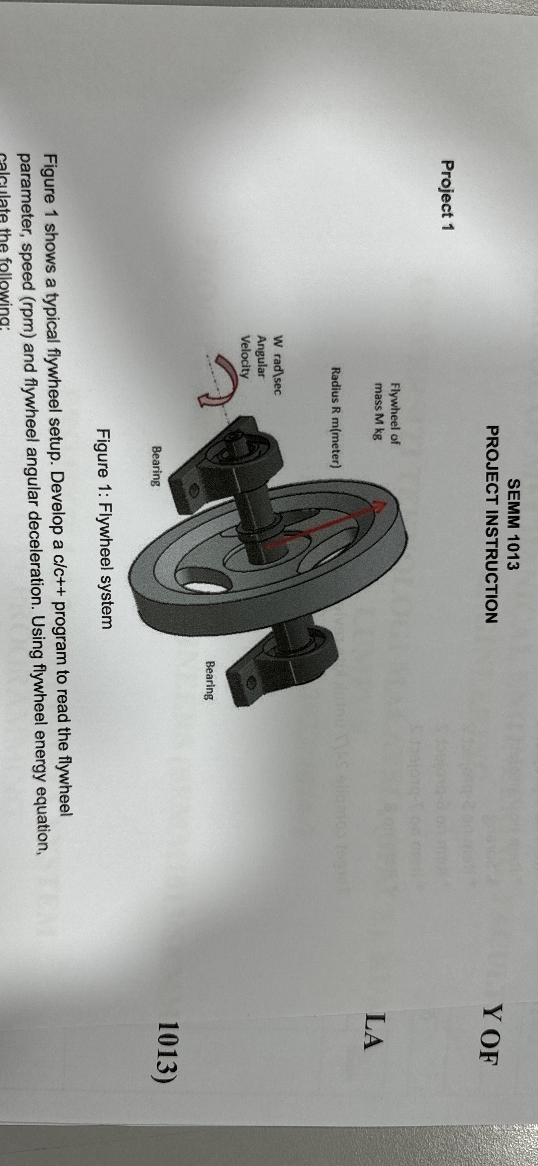 SEMM 1 0 1 3 PROJECT INSTRUCTION Y OF Project 1