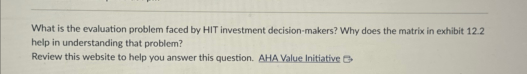 What is the evaluation problem faced by HIT