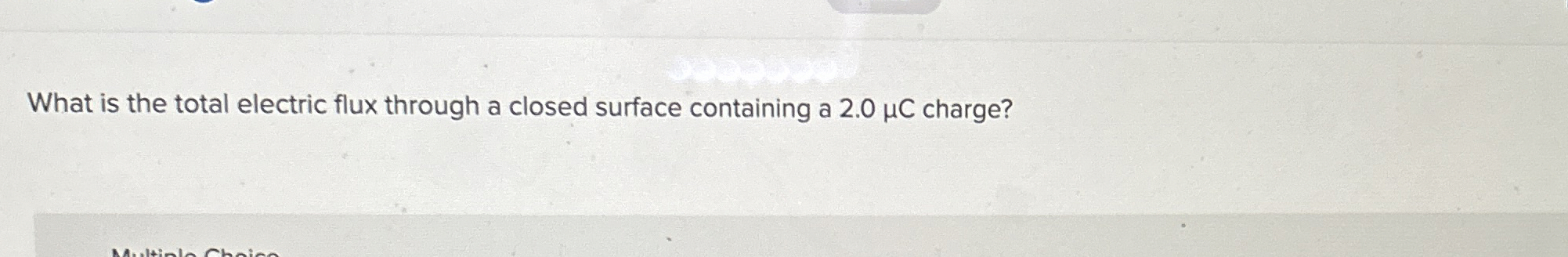 What is the total electric flux through a closed