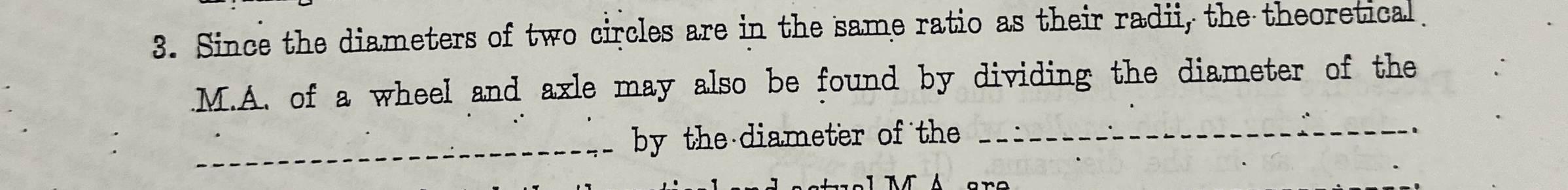 Since the diameters of two circles are in the