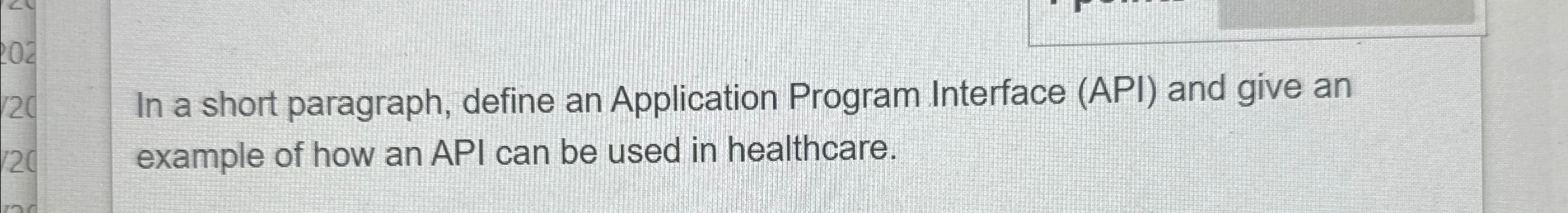 In a short paragraph, define an Application