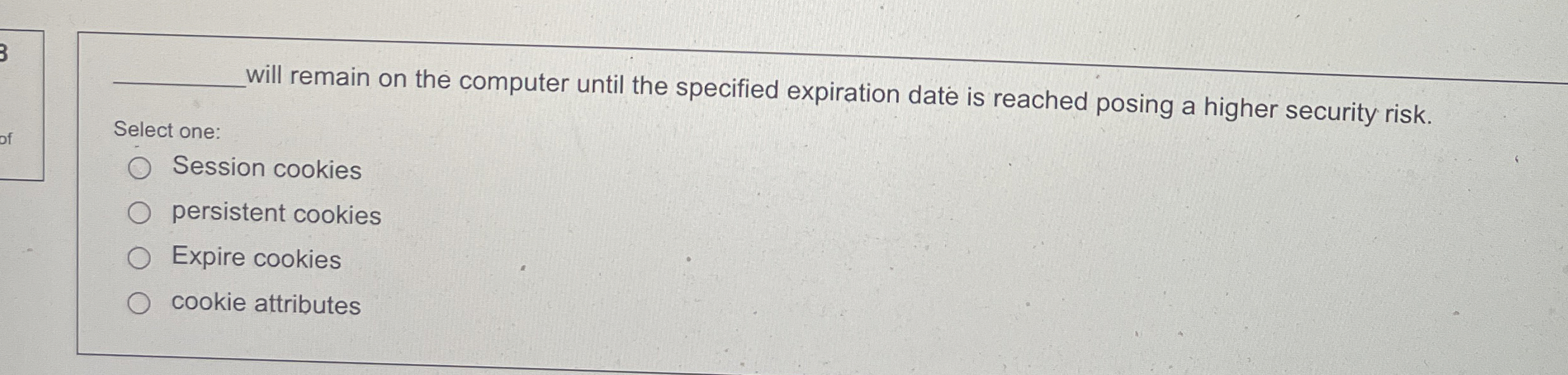 will remain on the computer until the specified