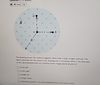 Question 2 ( IUpoints ) The drawing shows the