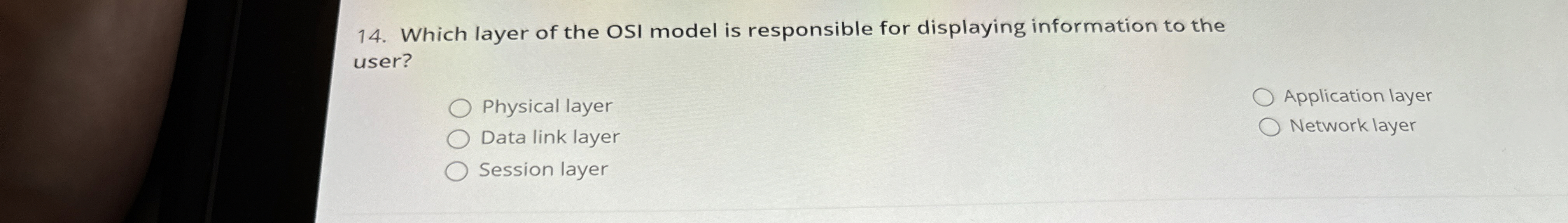 Which layer of the OSI model is responsible for