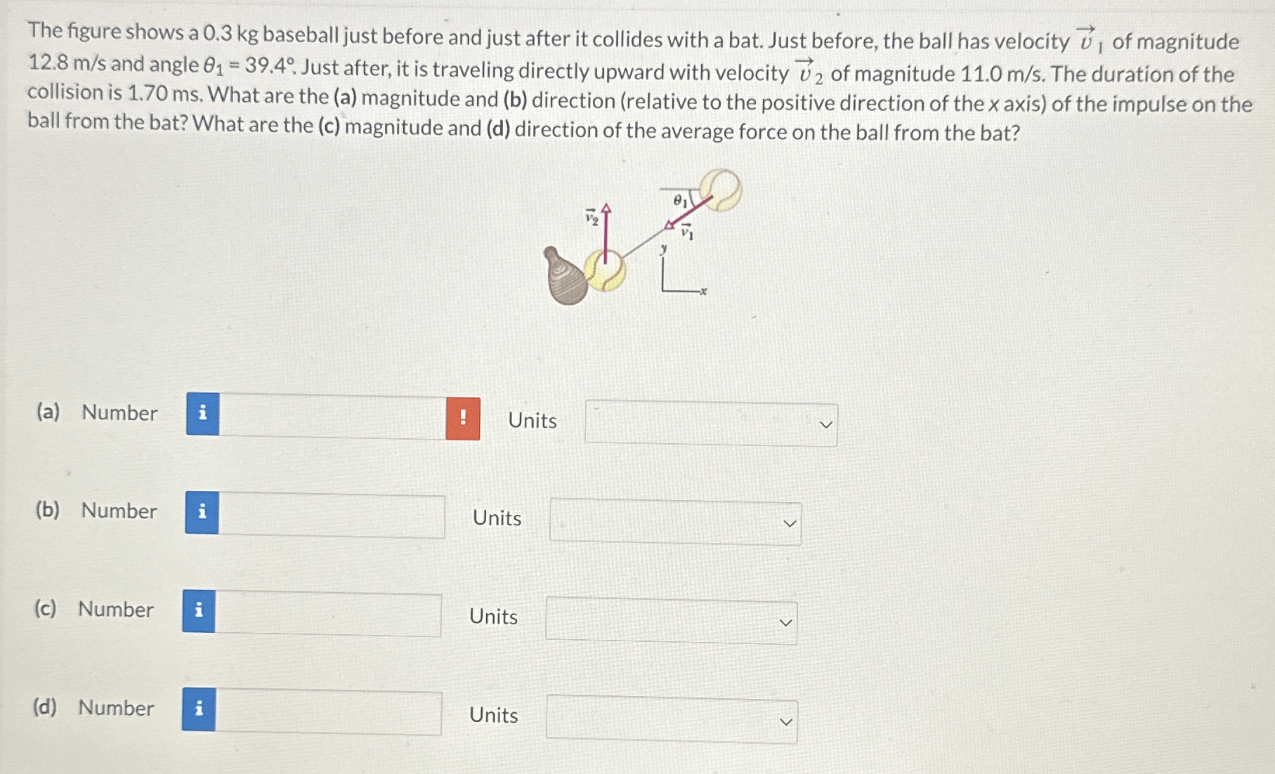 The figure shows a 0 . 3 kg baseball just before