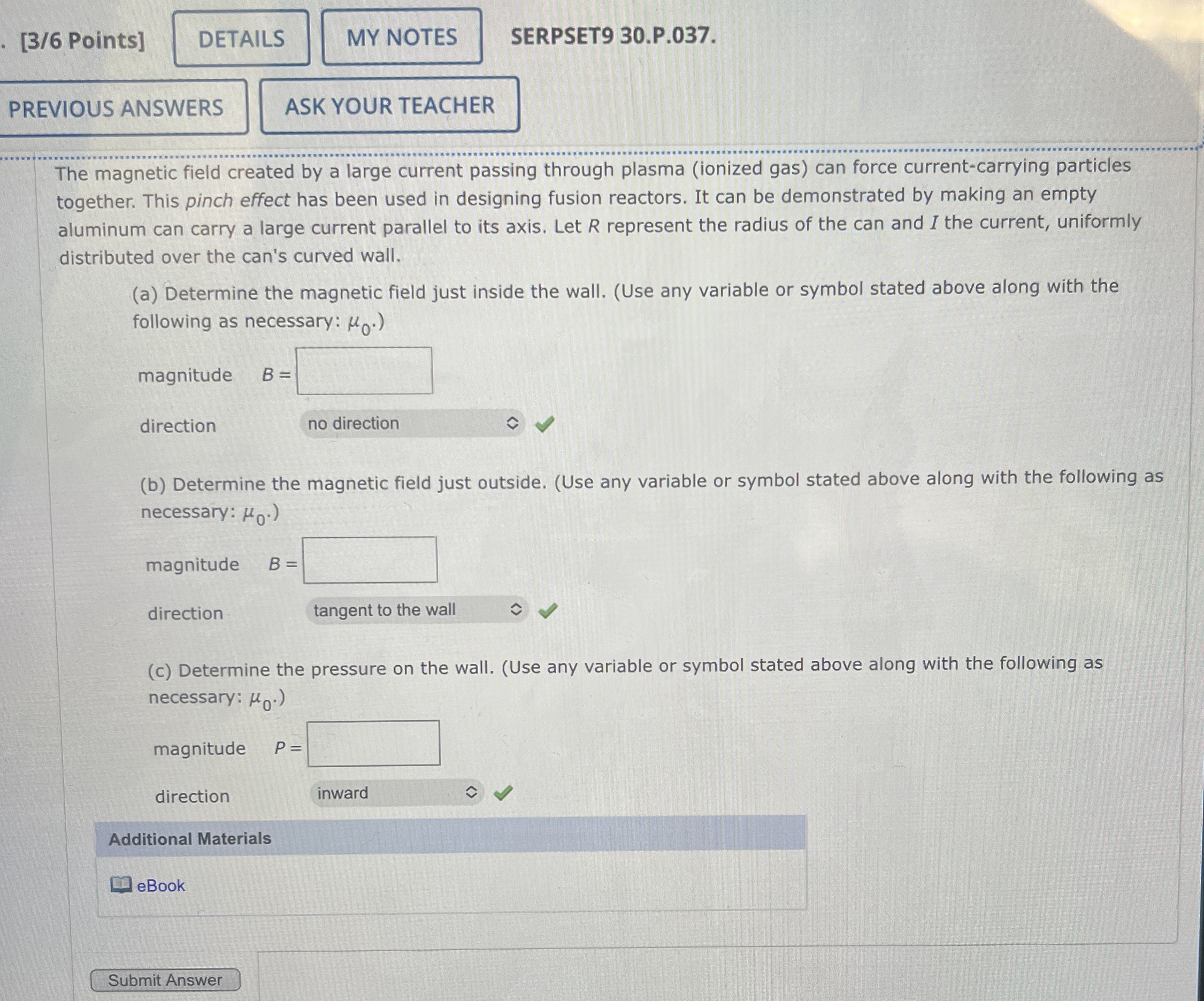 [ 3 / 6 Points ] SERPSET 9 3 0 . P . 0 3 7 .