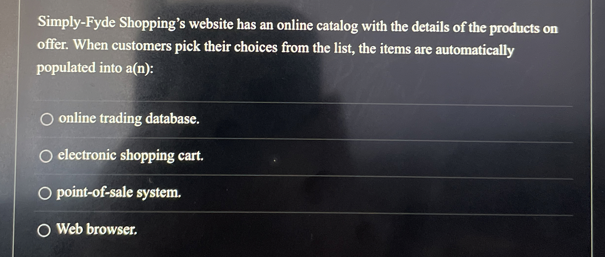 Simply - Fyde Shopping's website has an online