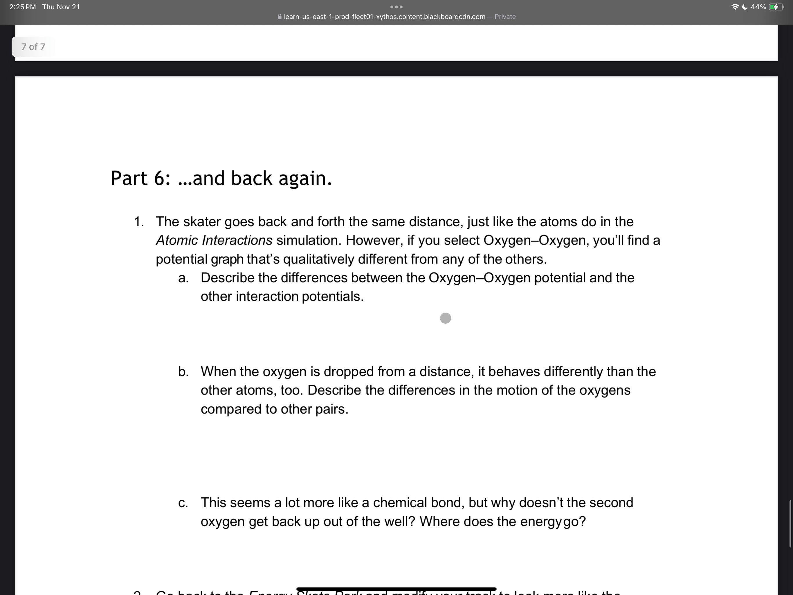 Discuss the stretchy string if the changes during