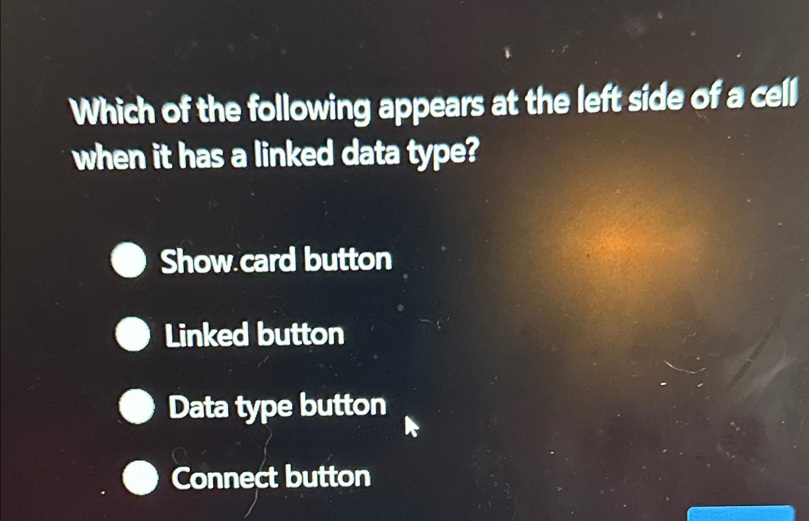 Which of the following appears at the left side