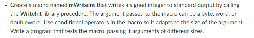 Do this program in Assembly Language using the