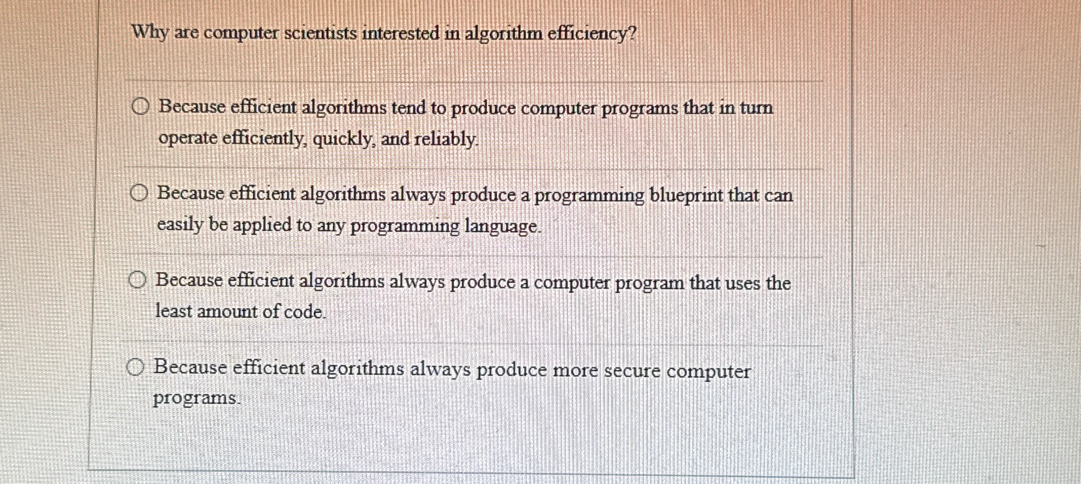 Why are computer scientists interested in