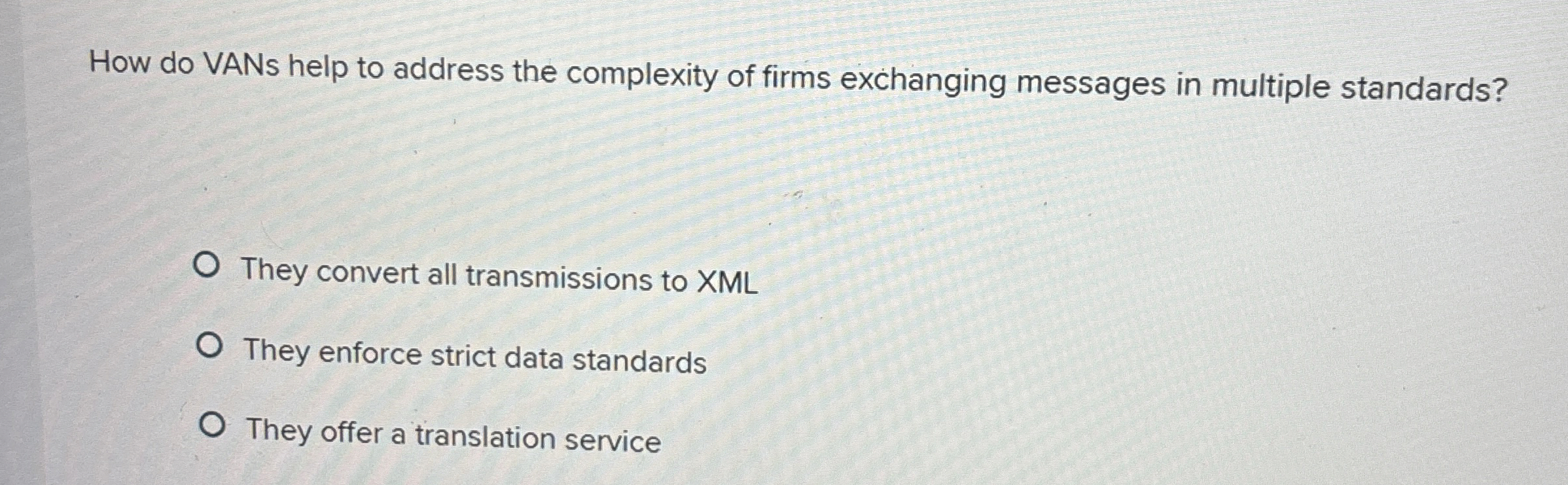 How do VANs help to address the complexity of