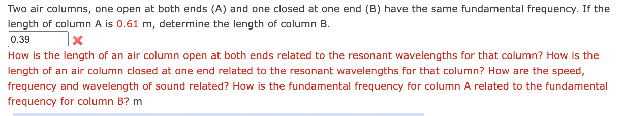 Two air columns, one open at both ends \ ( ( A )