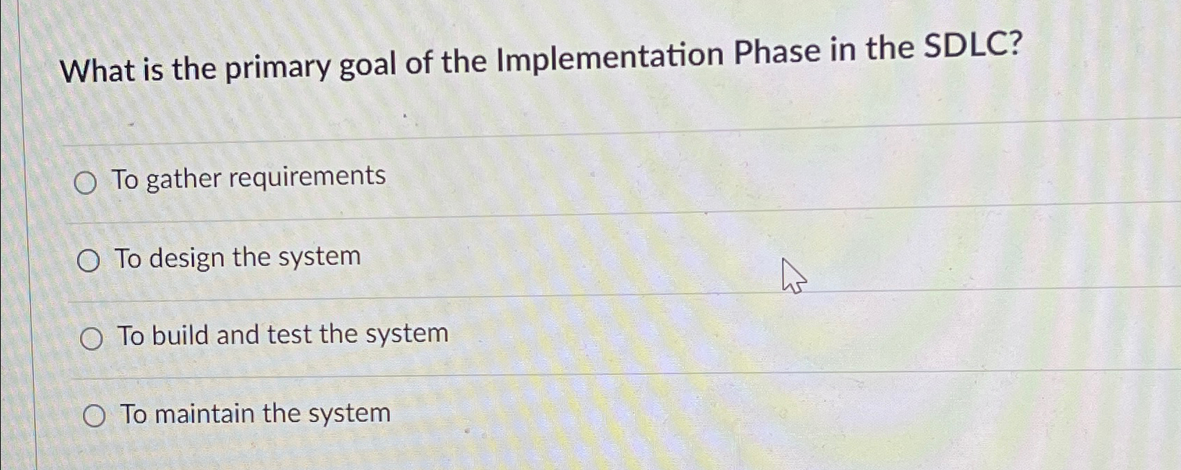What is the primary goal of the Implementation