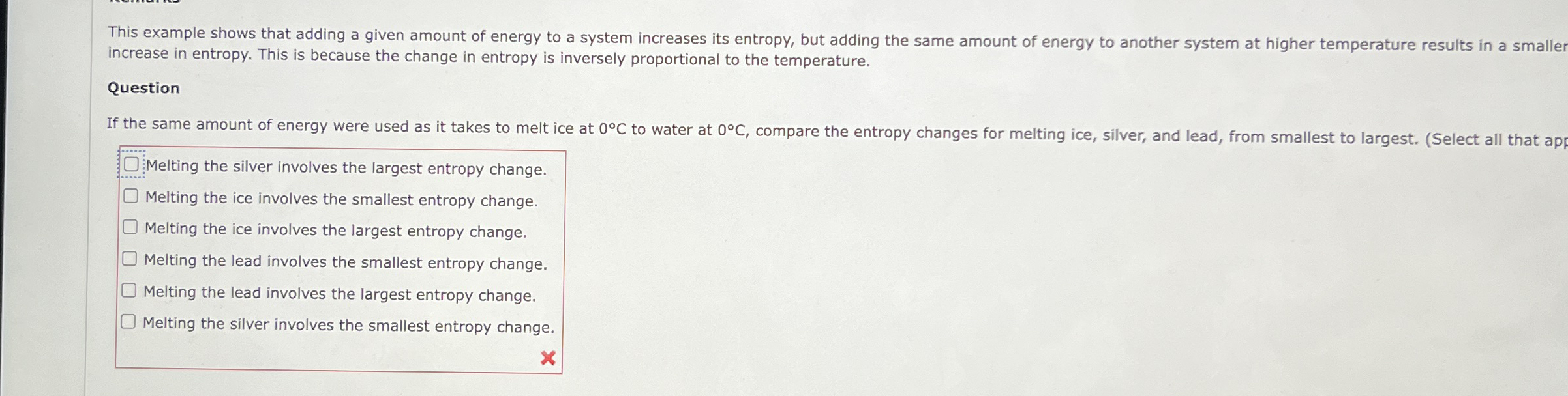 This example shows that adding a given amount of