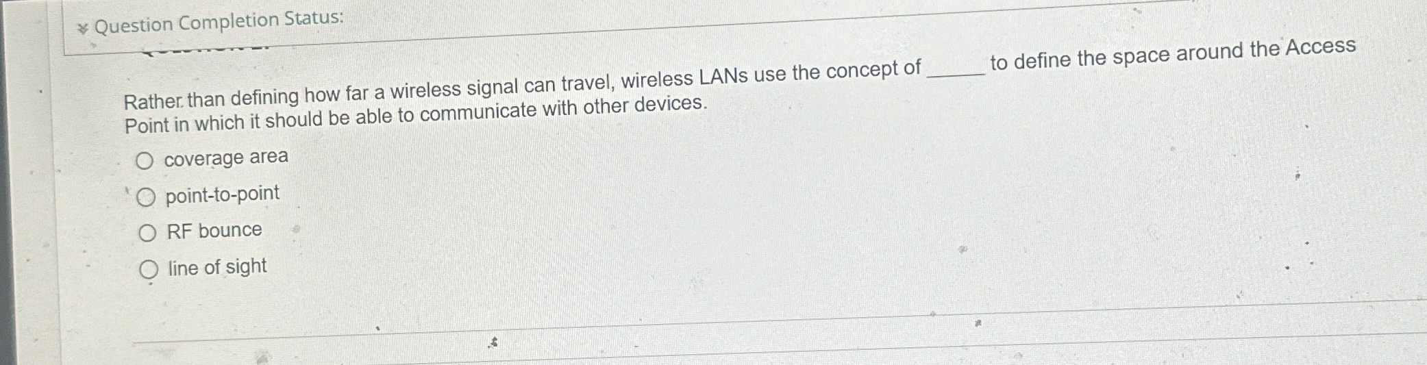 Question Completion Status: Rather. than defining