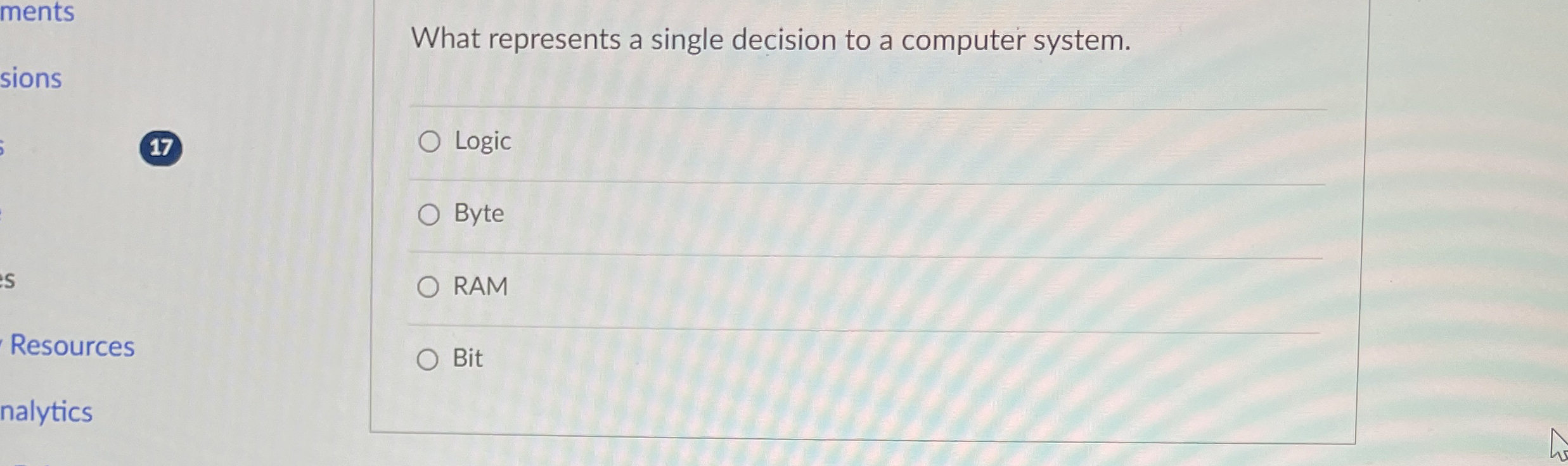 ments sions 1 7 Logic Byte RAM Resources Bit