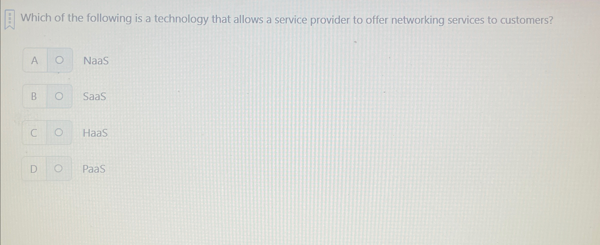 Which of the following is a technology that