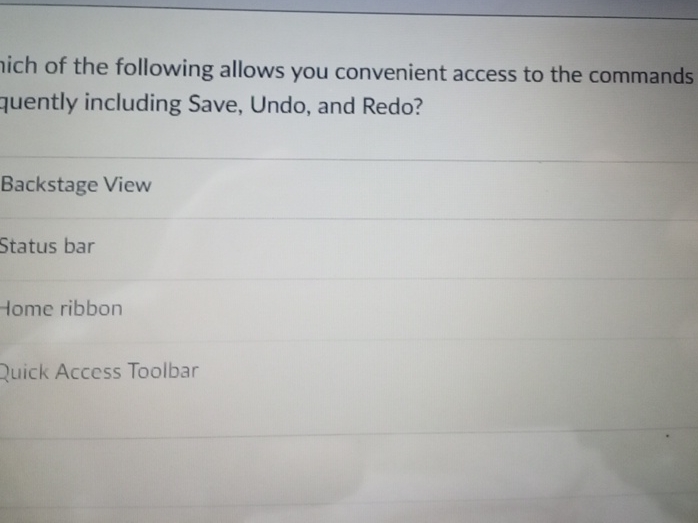 hich of the following allows you convenient